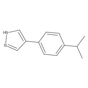 4-[4-(Propan-2-yl)phenyl]-1H-pyrazole Structure