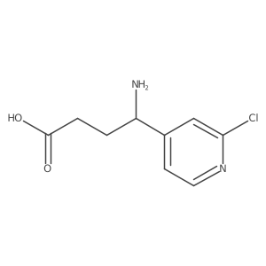 4-Amino-4-(2-chloropyridin-4-yl)butanoic acid Structure