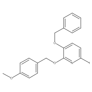 3-Benzyloxy-6-iodo-2-(4-methoxybenzyloxy)pyridine Structure