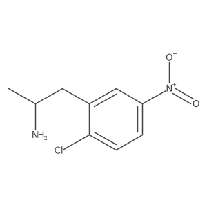 (2S)-1-(2-chloro-5-nitrophenyl)propan-2-amine Structure