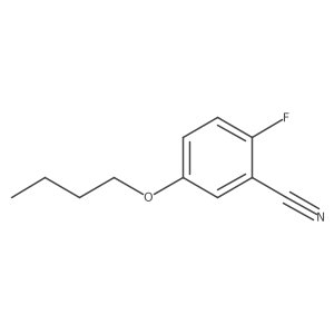5-Butoxy-2-fluorobenzonitrile结构式