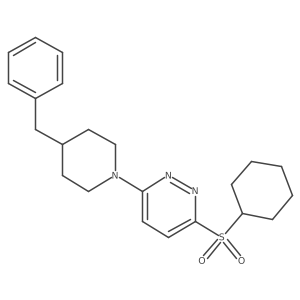 3-(4-Benzylpiperidin-1-yl)-6-(cyclohexylsulfonyl)pyridazine结构式