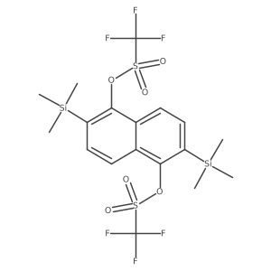 1,1'-[2,6-Bis(trimethylsilyl)naphthalenediyl]-1,5-bis(triflate)结构式