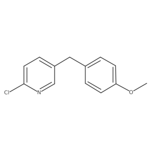 2-Chloro-5-[(4-methoxyphenyl)methyl]pyridine Structure
