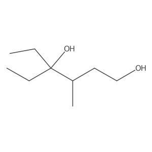 4-Ethyl-3-methyl-1,4-hexanediol结构式