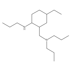 Cyclohexanemethanamine, 5-ethyl-N,N-dipropyl-2-(propylamino)- Structure
