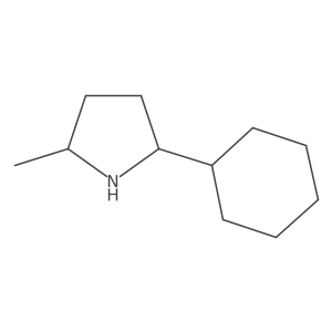 (2R,5R)-2-Cyclohexyl-5-methylpyrrolidine Structure