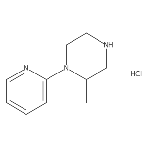 2-Methyl-1-(pyridin-2-yl)piperazine hydrochloride Structure