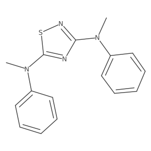 N3,N5-Dimethyl-N3,N5-diphenyl-1,2,4-thiadiazole-3,5-diamine结构式