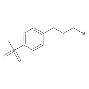 3-(4-Methanesulfonylphenyl)propane-1-thiol Structure