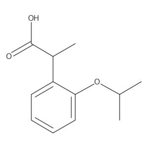 2-[2-(Propan-2-yloxy)phenyl]propanoic acid Structure