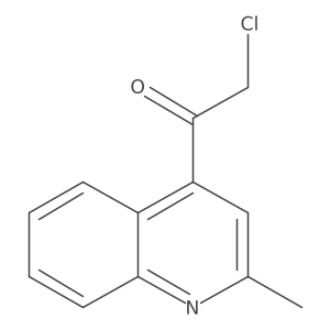 2-Chloro-1-(2-methylquinolin-4-yl)ethan-1-one Structure