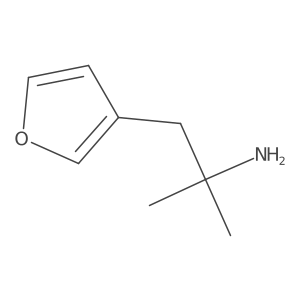 1-(Furan-3-yl)-2-methylpropan-2-amine结构式