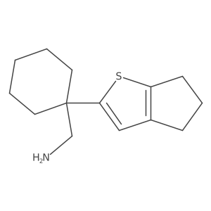 (1-{4H,5H,6H-cyclopenta[b]thiophen-2-yl}cyclohexyl)methanamine Structure