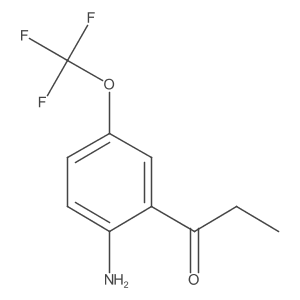 1-(2-Amino-5-(trifluoromethoxy)phenyl)propan-1-one结构式