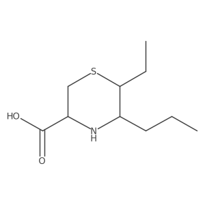 6-Ethyl-5-propylthiomorpholine-3-carboxylic acid结构式