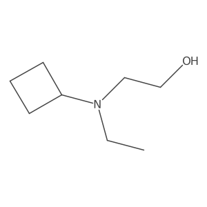 2-[Cyclobutyl(ethyl)amino]ethan-1-ol Structure