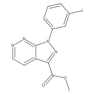 methyl 1-(3-iodophenyl)-1H-pyrazolo[3,4-c]pyridazine-3-carboxylate Structure