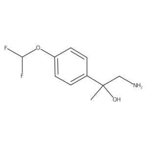 1-Amino-2-[4-(difluoromethoxy)phenyl]propan-2-ol Structure