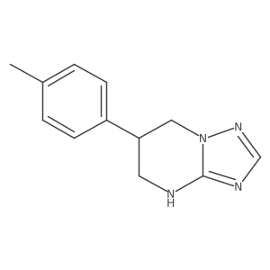 6-(4-methylphenyl)-4H,5H,6H,7H-[1,2,4]triazolo[1,5-a]pyrimidine结构式