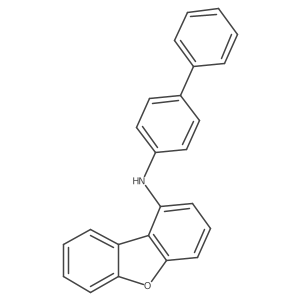 N-[1,1-biphenyl]-4-yl-1-dibenzofuranamine结构式