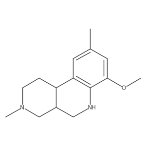 Benzo[c][2,7]naphthyridine, 1,2,3,4,4a,5,6,10b-octahydro-7-methoxy-3,9-dimethyl-结构式