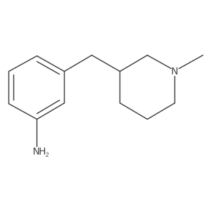 3-[(1-Methylpiperidin-3-yl)methyl]aniline Structure