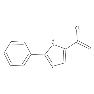 2-Phenyl-1H-imidazole-4-carbonyl chloride Structure