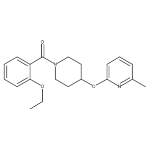 (2-Ethoxyphenyl)(4-((6-methylpyridin-2-yl)oxy)piperidin-1-yl)methanone Structure
