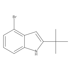 4-Bromo-2-(tert-butyl)-1H-indole Structure
