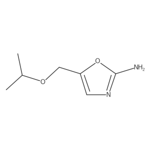 5-[(Propan-2-yloxy)methyl]-1,3-oxazol-2-amine Structure