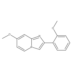 7-Methoxy-2-(2-methoxyphenyl)imidazo[1,2-a]pyridine Structure