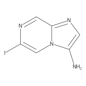 6-Iodoimidazo[1,2-a]pyrazin-3-amine Structure