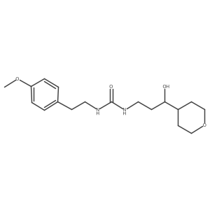 1-(3-hydroxy-3-(tetrahydro-2H-pyran-4-yl)propyl)-3-(4-methoxyphenethyl)urea Structure