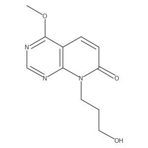8-(3-hydroxypropyl)-4-methoxypyrido[2,3-d]pyrimidin-7(8H)-one Structure