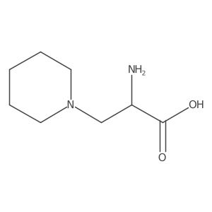 3-(1-Piperidinyl)-D-Ala-OH结构式