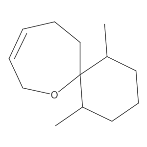 1,5-Dimethyl-7-oxaspiro[5.6]dodec-9-ene结构式