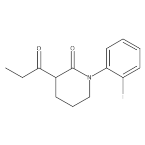 1-(2-Iodophenyl)-3-propanoylpiperidin-2-one结构式