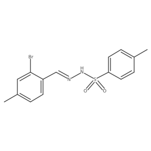 N-[(2-bromo-4-methylphenyl)methylideneamino]-4-methylbenzenesulfonamide Structure