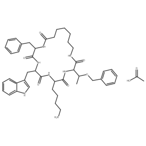 Cyclo-Somatostatin acetate结构式