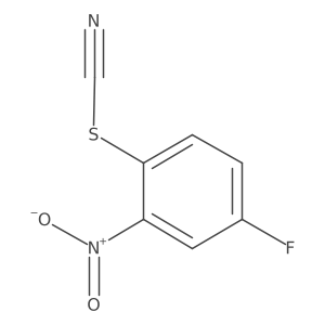 4-Fluoro-2-nitrophenylthiocyanate Structure