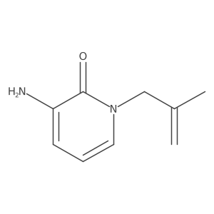 3-Amino-1-(2-methylprop-2-en-1-yl)-1,2-dihydropyridin-2-one结构式