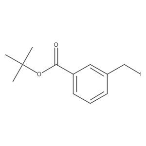 Tert-butyl 3-(iodomethyl)benzoate结构式