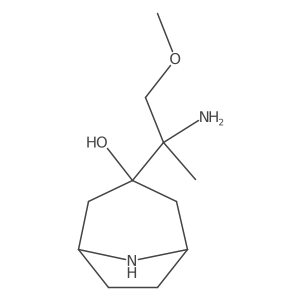 3-(2-Amino-1-methoxypropan-2-yl)-8-azabicyclo[3.2.1]octan-3-ol Structure