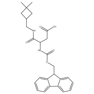 3-{[(3,3-dimethylcyclobutyl)methyl]carbamoyl}-3-({[(9H-fluoren-9-yl)methoxy]carbonyl}amino)propanoic acid Structure