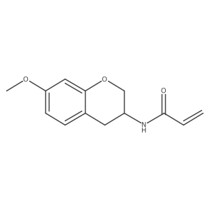 N-(7-Methoxy-3,4-dihydro-2H-chromen-3-yl)prop-2-enamide结构式