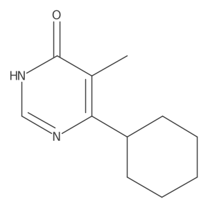 6-Cyclohexyl-5-methylpyrimidin-4-ol结构式