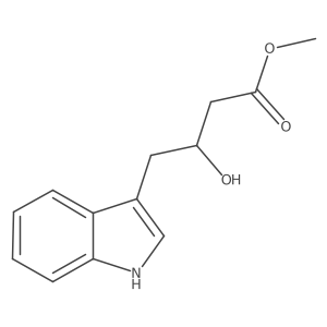 methyl (3S)-3-hydroxy-4-(1H-indol-3-yl)butanoate Structure