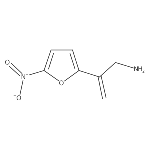2-(5-Nitrofuran-2-yl)prop-2-en-1-amine Structure