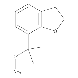 O-[2-(2,3-dihydro-1-benzofuran-7-yl)propan-2-yl]hydroxylamine Structure